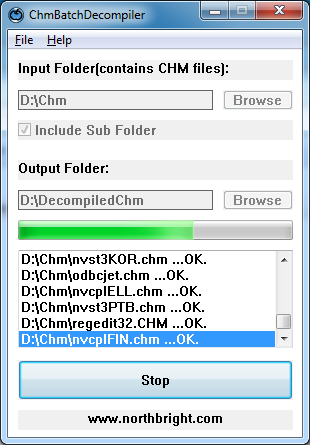 A simple tool to batch decompile CHM files.